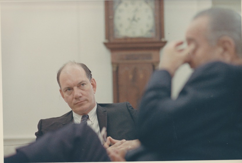 Sec. Boyd with President Johnson. Year unknown.