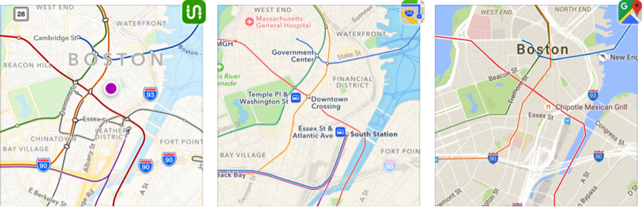 (Source: Transit App - Transit in Boston: Showing the T, Commuter Rail and Silver Line — Boston’s BRT)