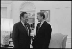 President Carter and Senator Cannon at the White House. Source: National Archives 